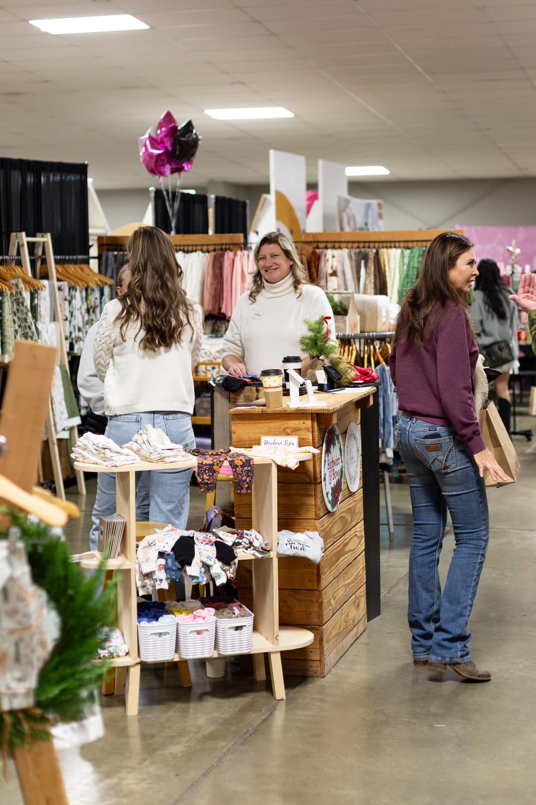 Market vendor display