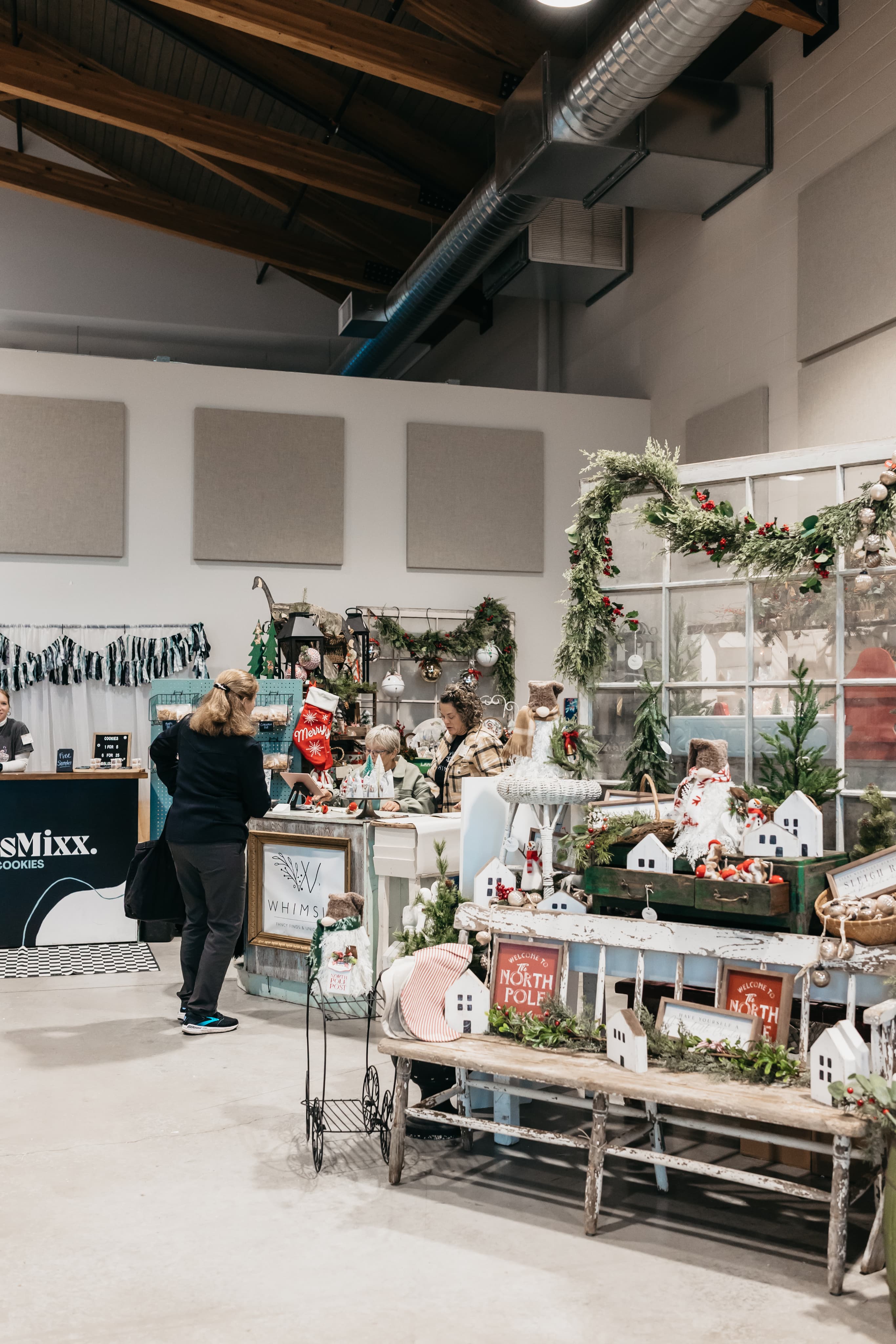 A christmas tree with lights
