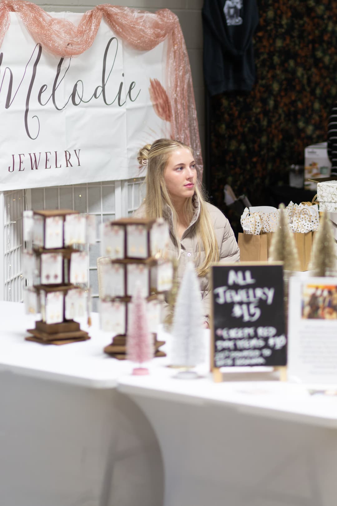Market vendor display