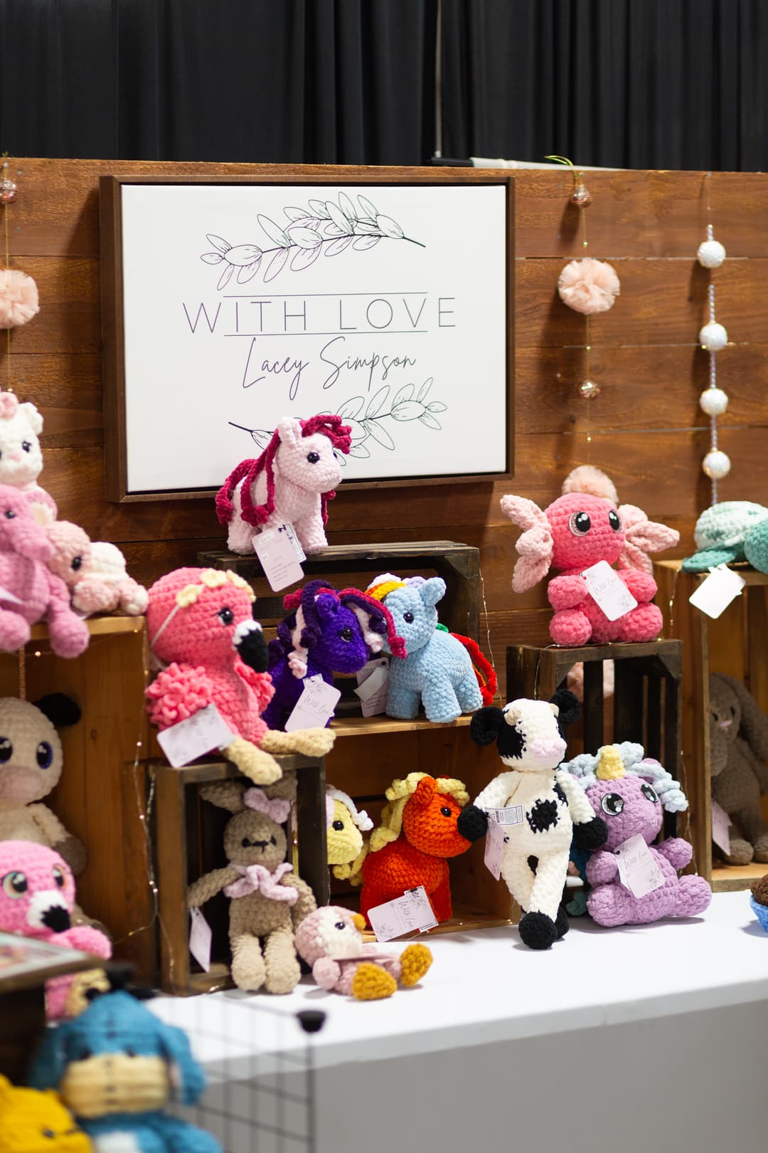 Market vendor display